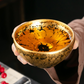 Golden Speck Tenmoku Ceramic Tea Cup