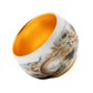 The Dragon Golden Tenmoku Tea Cup