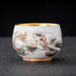 The Dragon Golden Tenmoku Tea Cup