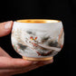 The Dragon Golden Tenmoku Tea Cup