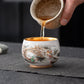 The Dragon Golden Tenmoku Tea Cup