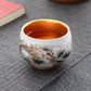 The Dragon Golden Tenmoku Tea Cup