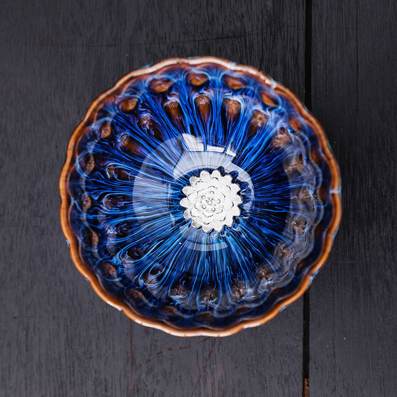 Golden Lotus Handmade Jianzhan Teacup