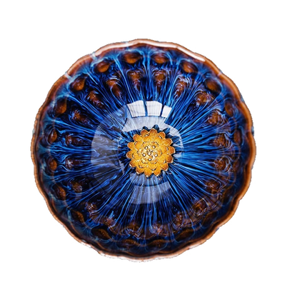 Golden Lotus Handmade Jianzhan Teacup