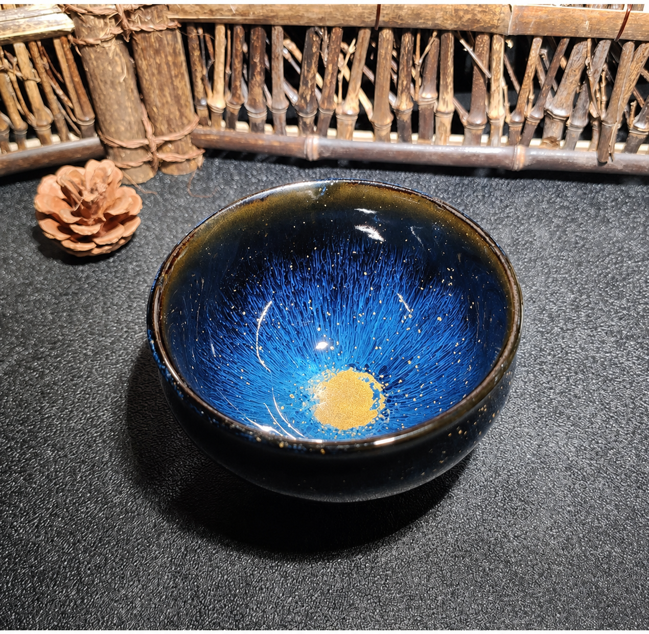 Kiln-Transformed Glaze Crackle Jian Ware Teacup