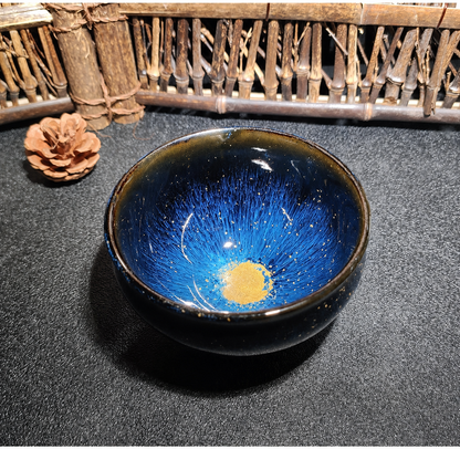 Kiln-Transformed Glaze Crackle Jian Ware Teacup