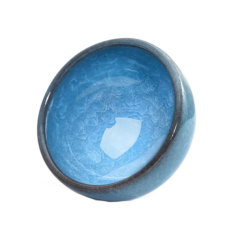 Lake Blue Jian Zhan Tenmoku Tea Cup