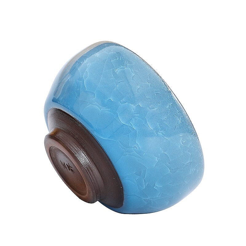 Lake Blue Jian Zhan Tenmoku Tea Cup