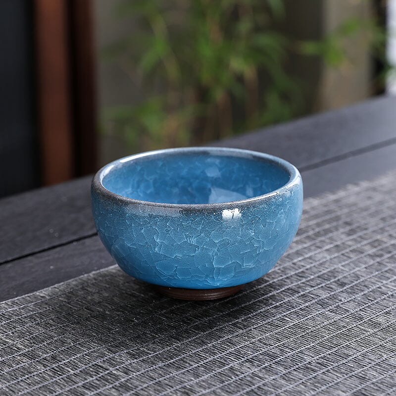 Lake Blue Jian Zhan Tenmoku Tea Cup