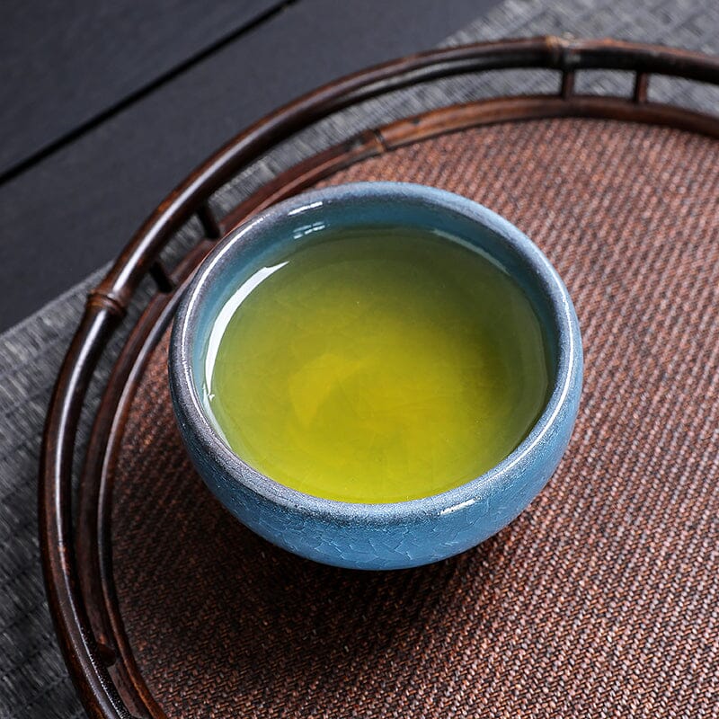 Lake Blue Jian Zhan Tenmoku Tea Cup