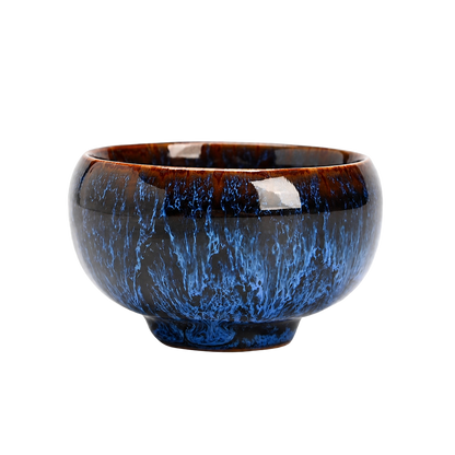 Luohan-style Kiln-transmutation Glaze Tenmoku Tea Cup