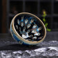 Peacock Eyes Tenmoku Tea Cup