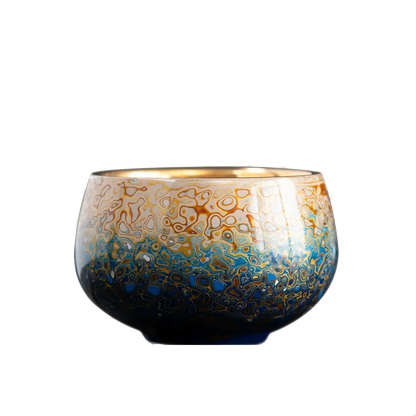 Midnight Radiance Handcrafted Raden Lacquerware Cup