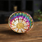 Vivid Peacock Tenmoku Tea Cup