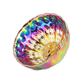 Vivid Peacock Tenmoku Tea Cup