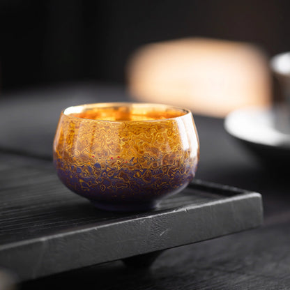 Midnight Radiance Handcrafted Raden Lacquerware Cup