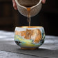 The Tiger Tenmoku Ceramic Tea Cup