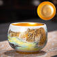 The Tiger Tenmoku Ceramic Tea Cup