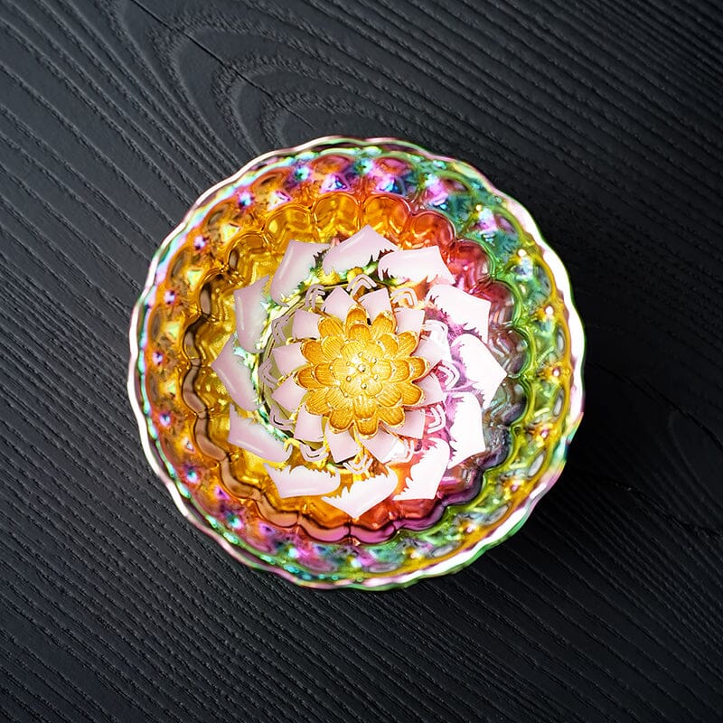 Vivid Fairy Tenmoku Tea Cup