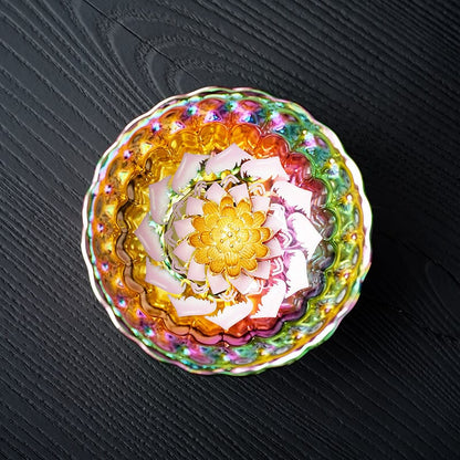 Vivid Fairy Tenmoku Tea Cup
