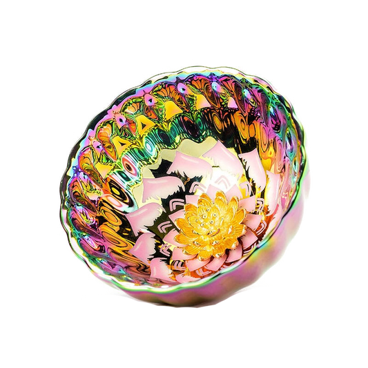 Vivid Fairy Tenmoku Tea Cup