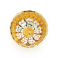 Vivid Gold Tenmoku Tea Cup