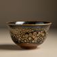 Soft gold Tenmoku tea cup