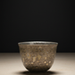 Weathered silver oil-drop cup