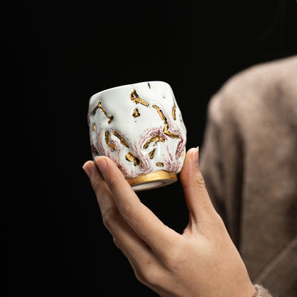 Gold Tree Porcelain Tea Cup