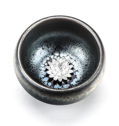 Lotus Relief Tea Cup