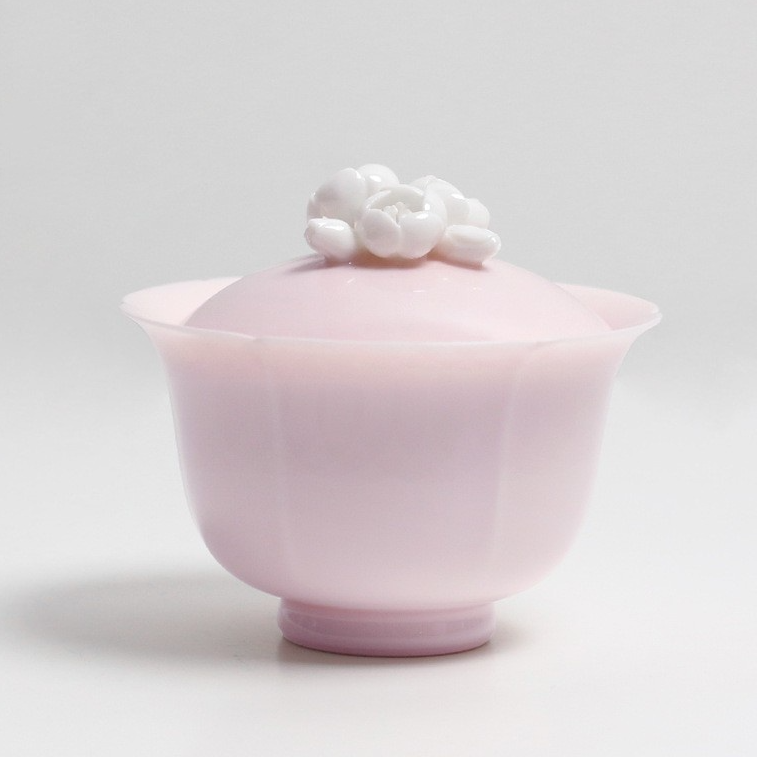 Art Tea Cup JianZhan Tenmoku Gai Wan Sakura