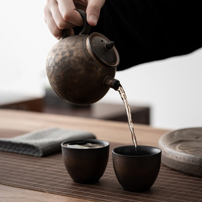 Art Tea Cup JianZhan Tenmoku Teapot Retro