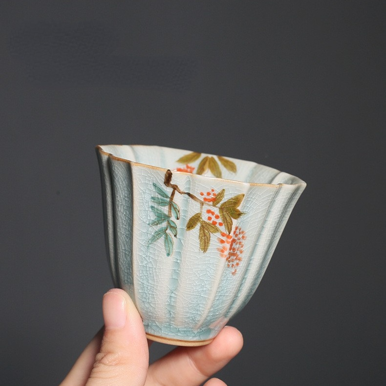 Art Tea Cup JianZhan Tenmoku Tea Cup Elegant