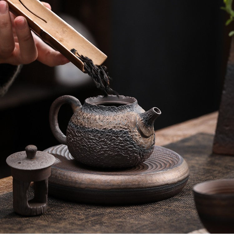 Art Tea Cup JianZhan Tenmoku Teapot Vintage