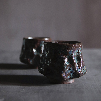 Art Tea Cup JianZhan Tenmoku Teacup Ripples
