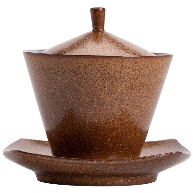 Art Tea Cup JianZhan Tenmoku Cover Gai Wan