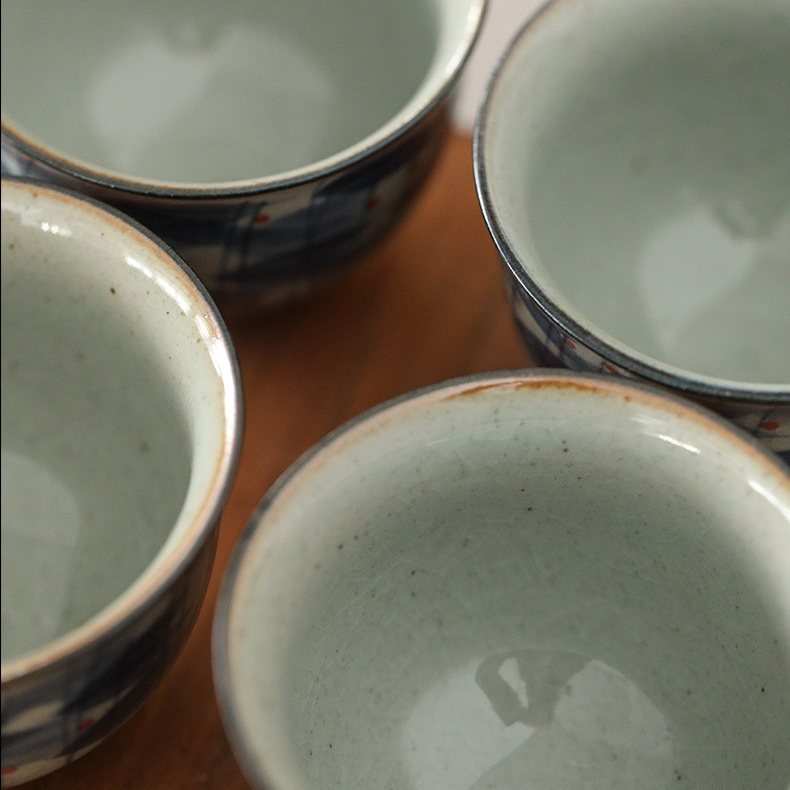 Art Tea Cup JianZhan Tenmoku Teacup Catkin