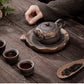 Art Tea Cup JianZhan Tenmoku Teapot Lotus