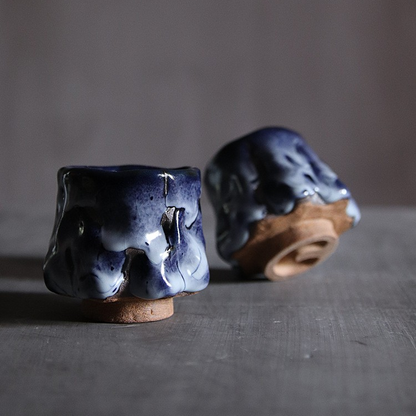 Art Tea Cup JianZhan Tenmoku Teacup Ripples