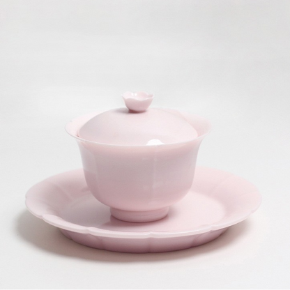 Art Tea Cup JianZhan Tenmoku Gai Wan Sakura