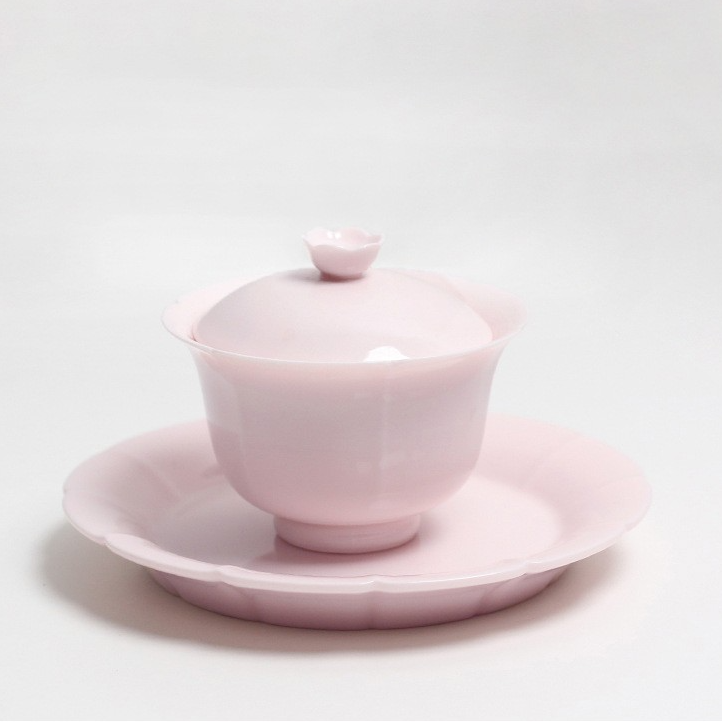 Art Tea Cup JianZhan Tenmoku Gai Wan Sakura
