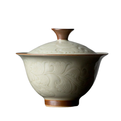Embossed Celadon Gaiwan