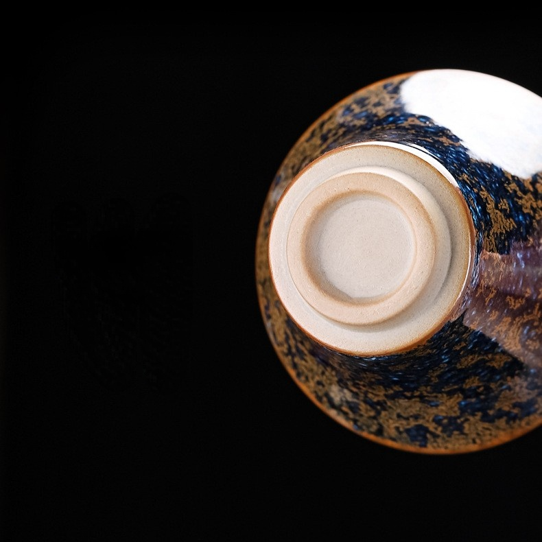 Art Tea Cup JianZhan Tenmoku Teacup Star