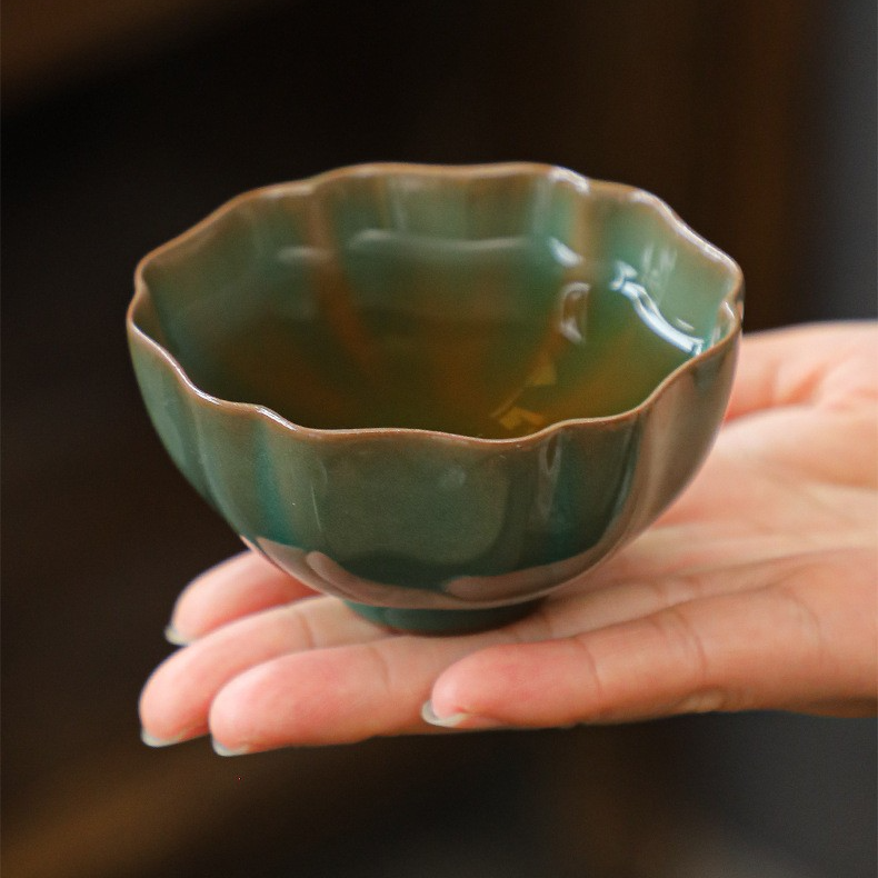 Art Tea Cup JianZhan Tenmoku Teacup Bamboo