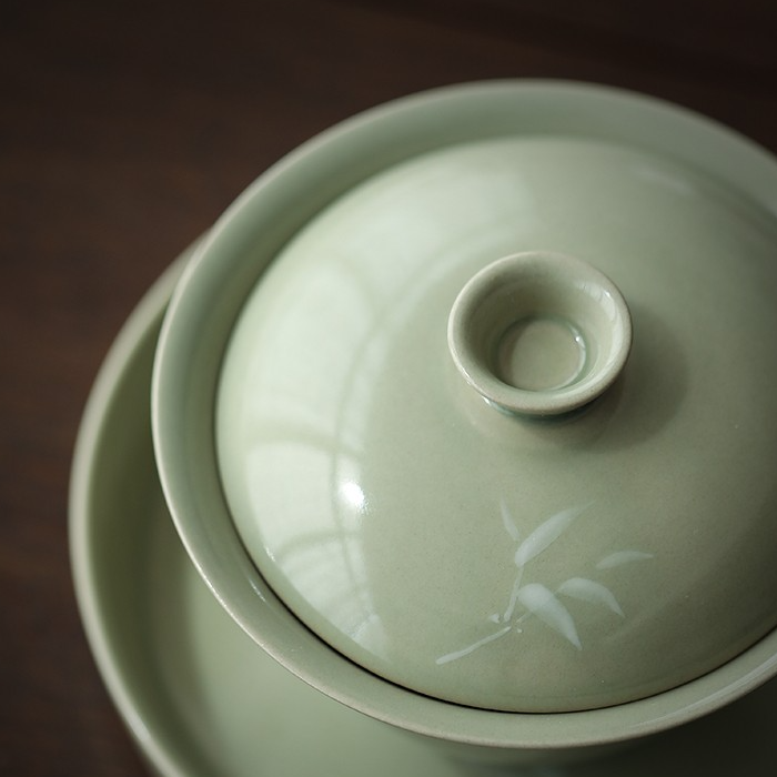 Art Tea Cup JianZhan Tenmoku Pure Gai Wan