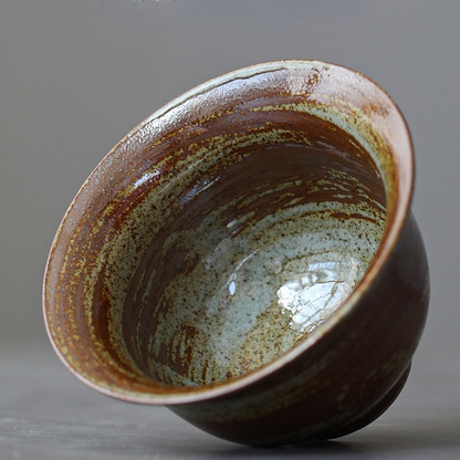 Art Tea Cup JianZhan Tenmoku Mottled Gai Wan
