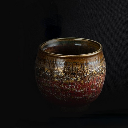 Art Tea Cup JianZhan Tenmoku Teacup Starshine