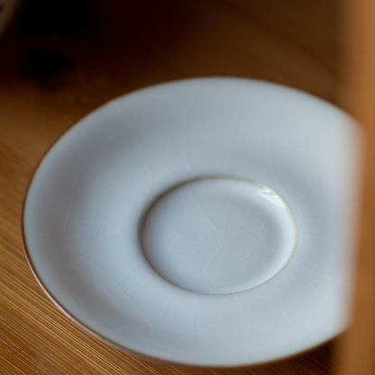 Art Tea Cup JianZhan Tenmoku Gai Wan Cat
