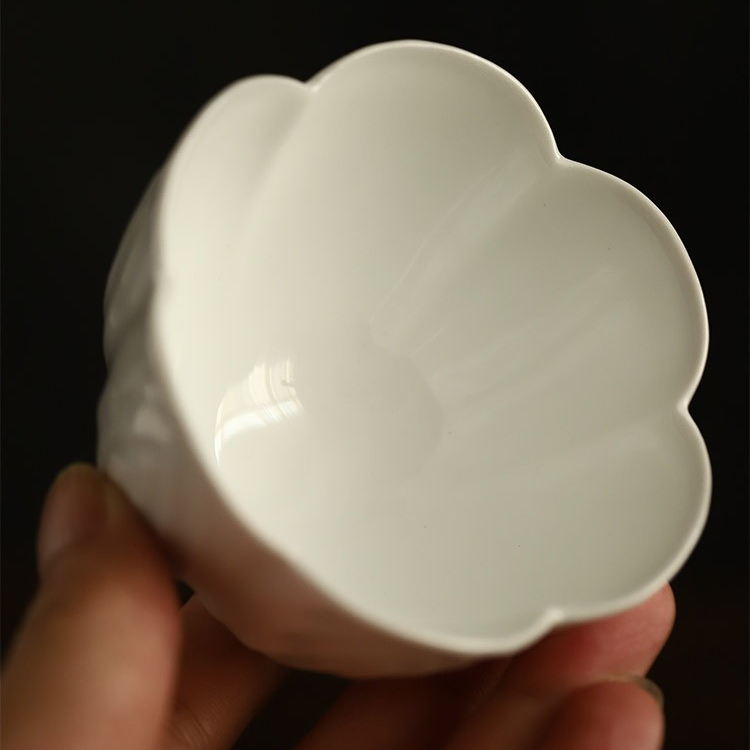 Art Tea Cup JianZhan Tenmoku Teacup Flower