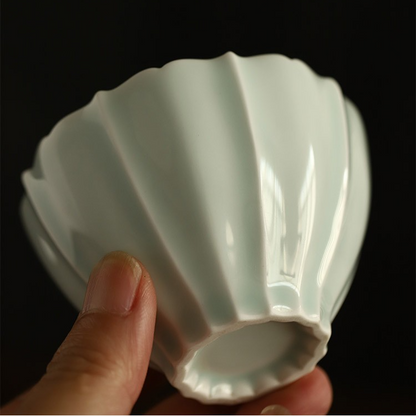 Art Tea Cup JianZhan Tenmoku Teacup Flower